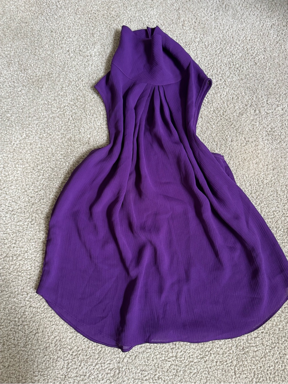 Sonya Ratay San andre vintage 90s y2k Women’s Sleeveless Halter Blouse in Purple